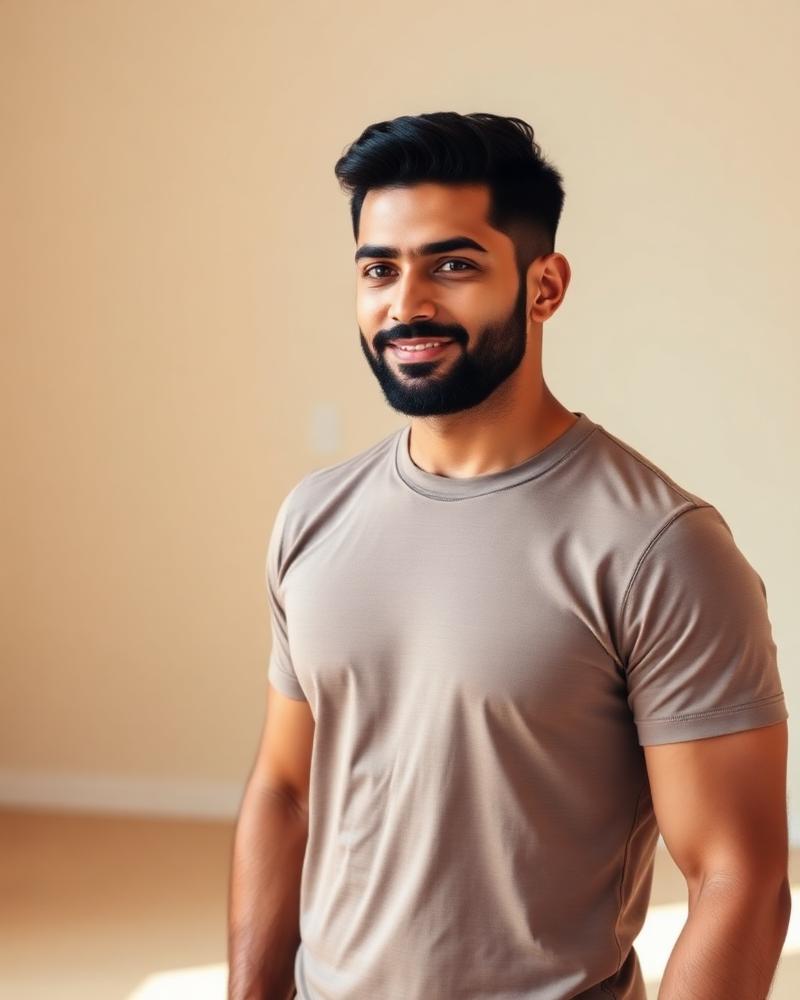 Dev Raghunathan, barre instructor at the studio